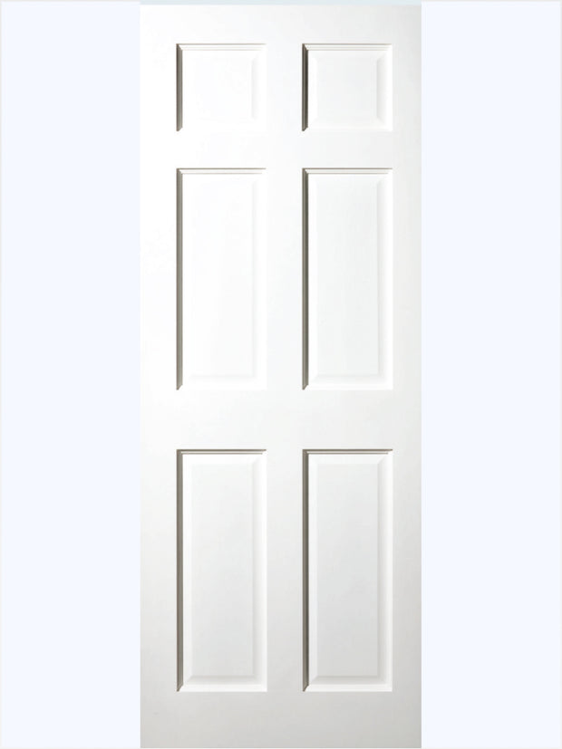 6 PANEL WHITE PRIMED DOOR
