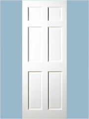 6 PANEL WHITE PRIMED DOOR