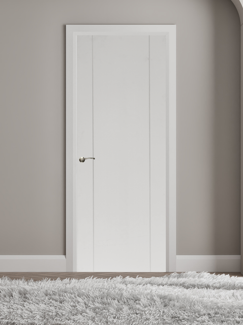 DESIGN 1 WHITE PRIMED DOOR – Doors-Ireland